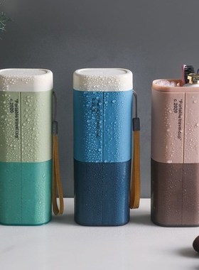 G6DA Travel Toothbrush Case Toothpaste Container Towel Holde