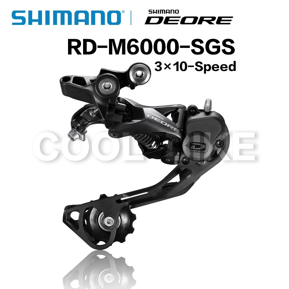 Shimano Deore RD M6000 GS SGS 2×10 speed 3×10 speed Rear D