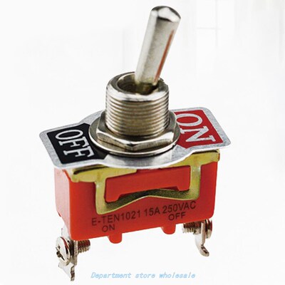 1pc New 1 250V SPST 2 Terminal ON OFF Toggle Switch Mechan