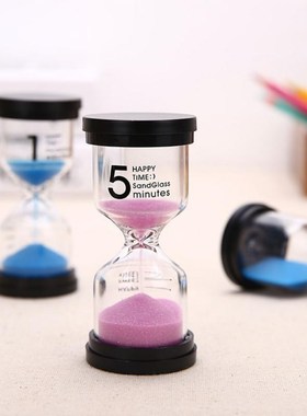 5/10/15/30 Minutes Sandglass Sand Timer Color Glass Hourglas