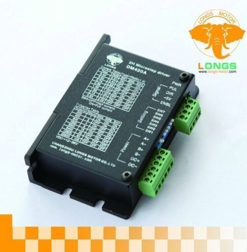 Stepper motor driver DM420A,1.7A,12-36VDC,128Micostep Bipola