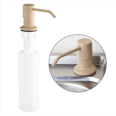 WZLY Hand Soap Dispenser  Deck Mount White/Beige Soap Dispen