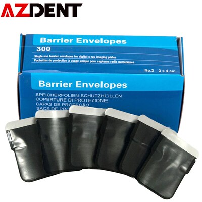 300pcs size 2 Dental X Ray ScanX  Barrier Envelopes   suita