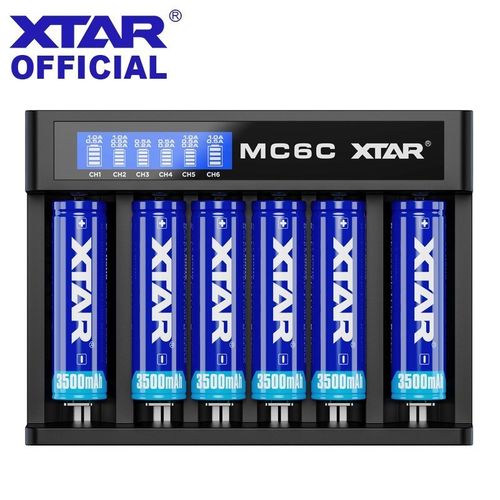 XTAR Battery Chargers MC Series MC1PLUS MC2 MC6C Charging F
