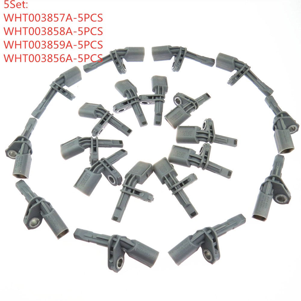 5Set ABS Speed Sensor For Golf MK6 Passat B6 B7 Eos CC Beetl