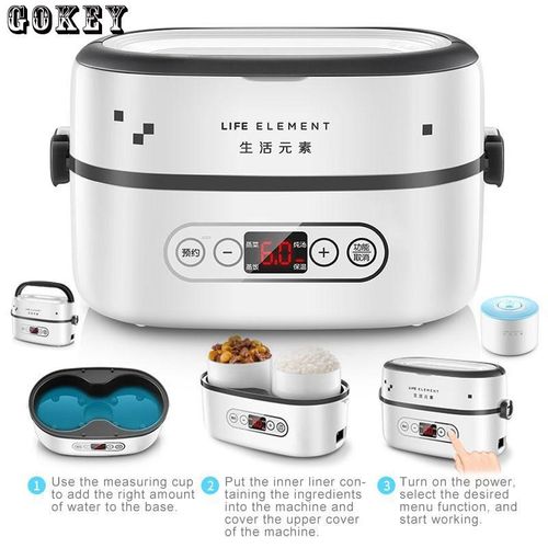 220V Multifunction Rice Cooker Cerac Liner Electric Lunch Bo