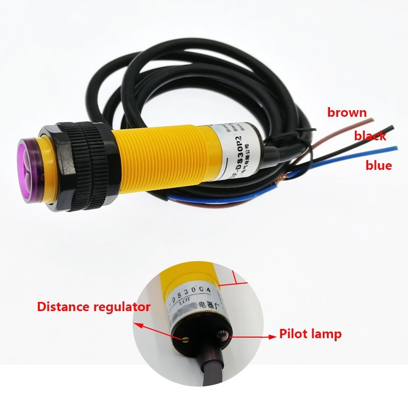 E3F DS30C4/E3F DS30P1/P2 proximity switch DC 9 36V 3 Wire P