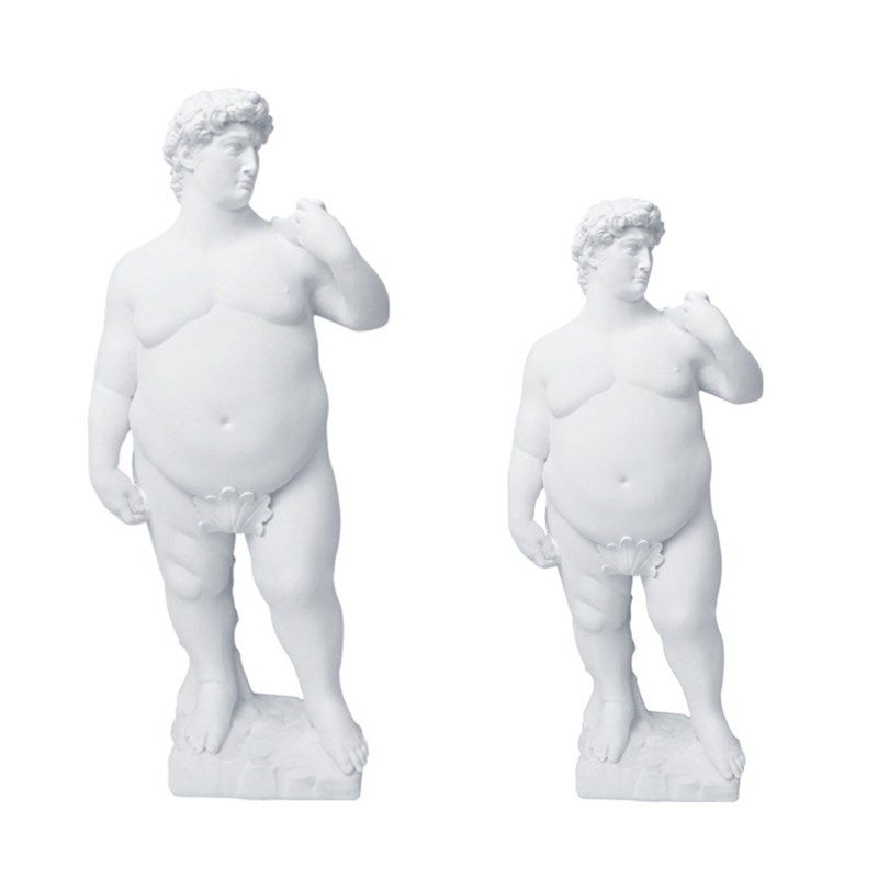 creative fat david statue portraits home decoration resin ar