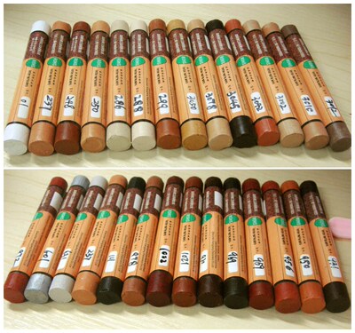 28pcs/set furniture paint floor repair floor wax crayon scra