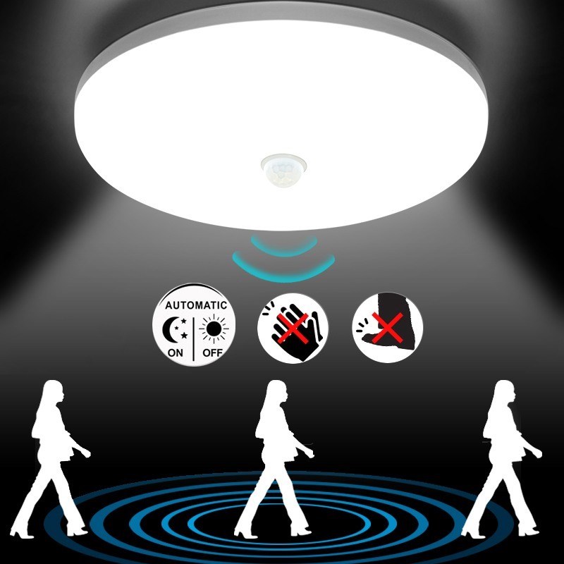 LED Ceiling Lights PIR Motion Sensor Smart Home Lighting AC8