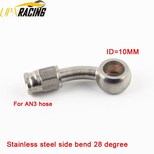 AN3 Motorcycle Motor Bike Hydraulic Brake Oil Hose Line Banj