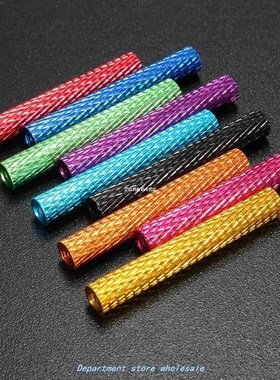 SULEVE New 10Pcs/Set M3AS8 M3x35mm Aluminum Alloy Knurled St