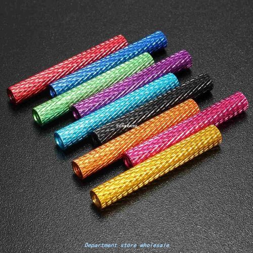SULEVE New 10Pcs/Set M3AS8 M3x35mm Aluminum Alloy Knurled St