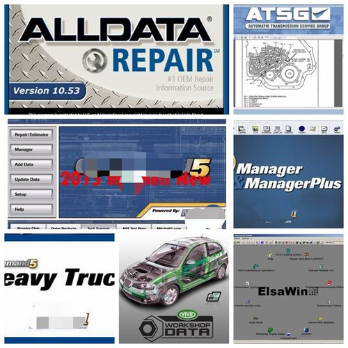 2020 Hot Auto Repair Alldata Software V10.53 mit//chell OD5