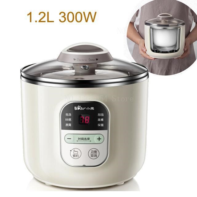Microcomputer Control Electric Slow Cooker 1.2L 300W Reserva