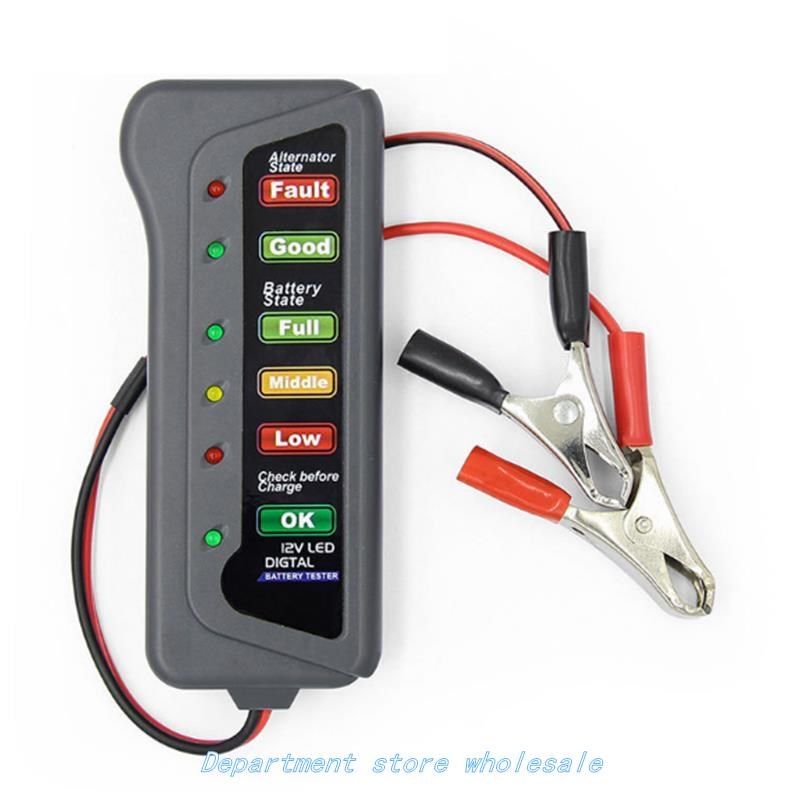 1PC Hot Sale Mini 12V Car Battery Tester Digital Alternator