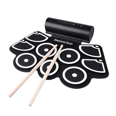 XFDZ Portable Roll up Electronic SB MIDI Drum Set Kits 9 Pad