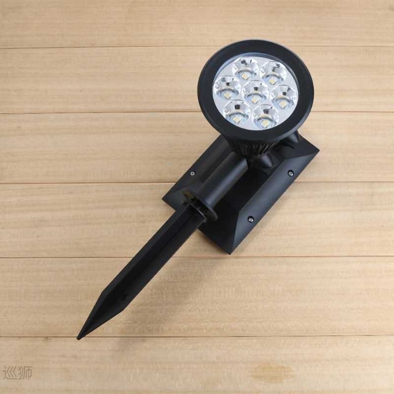 7 LED Solar Power Garden Lamp Colorful Spotlight Outdoor Law