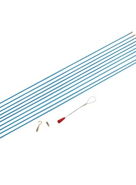 Electrical Fish Tape Pull Push Kit 10PCS 6mm Fiberglass Cabl