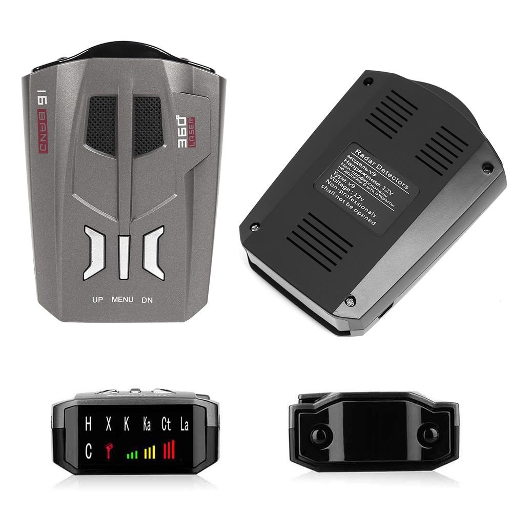 V9 Car radar Detector English Russian Auto Vehicle Speed Vo