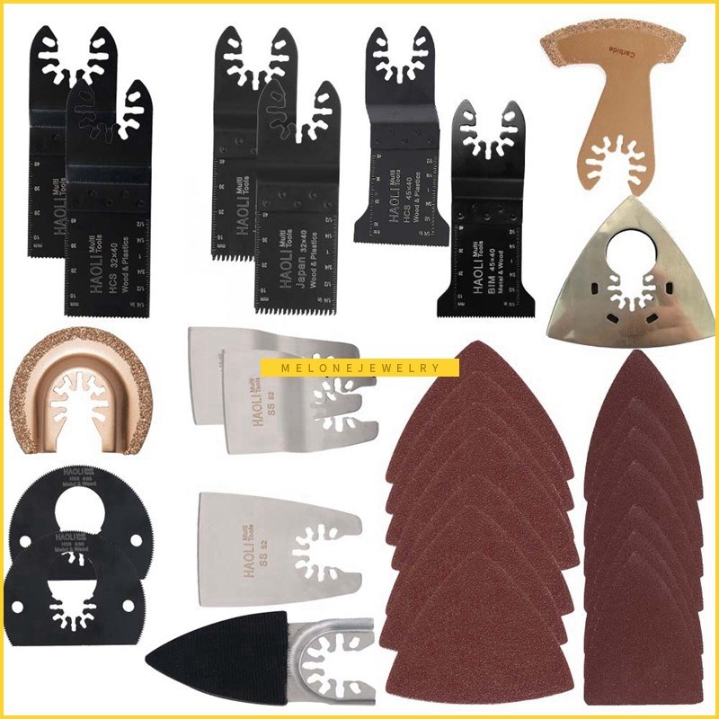 100 Pc Mix Quick Change Oscillating Multi ool Saw Blade  Bla