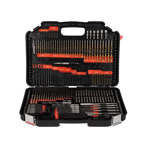 246pcs Professional Woodworking Flat Drill Bit Set ool Combi