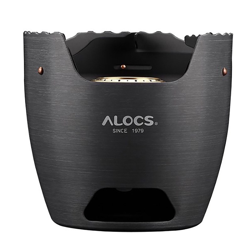 Alocs Camping Burner Stove Wood Charcoal Stove Spirit Burner