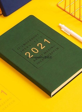 2021 Planner Schedule Diary Weekly Monthly Notebook A5 Journ