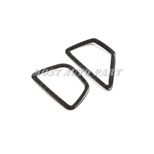 Carbon Fiber Interior Dashboard Air Vent Cover Frame Trim Fo