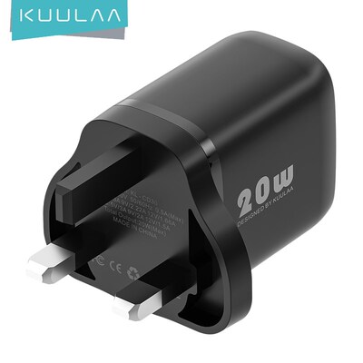 KUULAA 20W UK USB Type C Charger For iPhone 12 Pro Max Mini