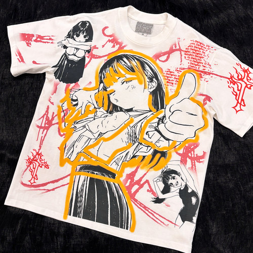 AT荒诞小镇 Akebi's Sailor Uniform明日酱T恤暗黑朋克punk短袖