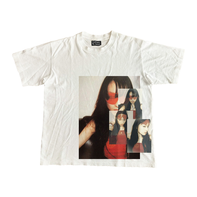 荒诞小镇 栗山千明Chiaki Kuriyama短袖T恤拼贴千禧风简约punk