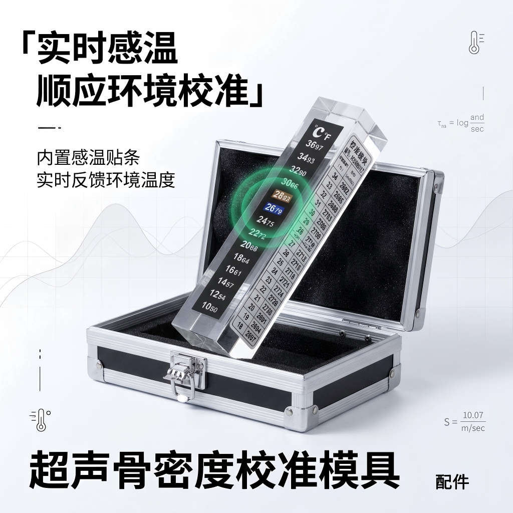 骨密度检测仪校准模块摄氏度华氏度SOS值对照参考校准棒骨密度仪