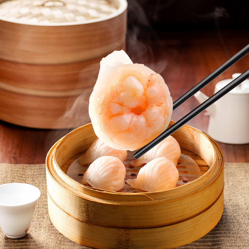 稻香虾饺皇港式新鲜到家虾饺单包装128g冷冻广式点心早餐半成品