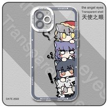适用小米红米k50明日方舟k40卡通可爱K30S新款K20/一加9A/note11天使眼note10/note9/note8/7rt透明pro手机壳
