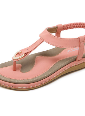 Plus Size Flip-Flops Summer Ladies Shoes Women Flat Sandals