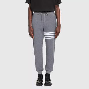 情侣束脚休闲运动裤 华夫格男女同款 TB卫裤 四条杠tb裤 官方正品