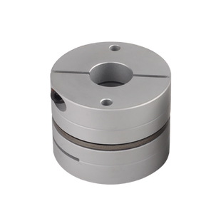 铝合金膜片式联轴器弹性单双膜片连轴器丝杆车床电机台阶带键槽