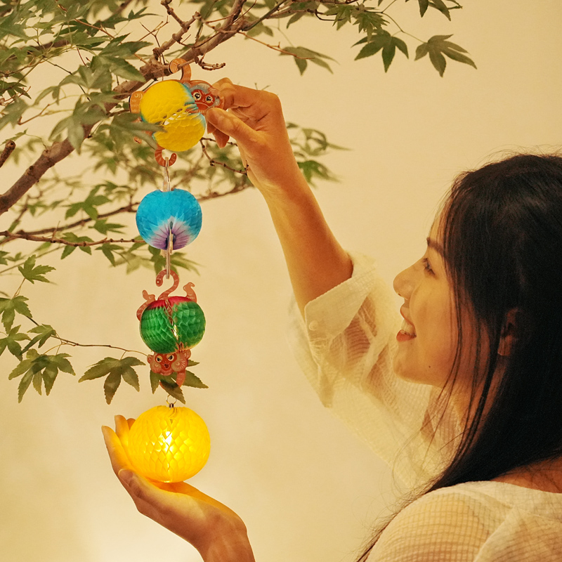超級植物猴子撈月中秋燈籠