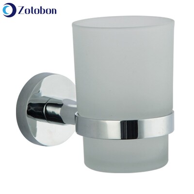 ZOTOBON Stainless Steel Bath Toothbrush Tooth  Holder Acryli