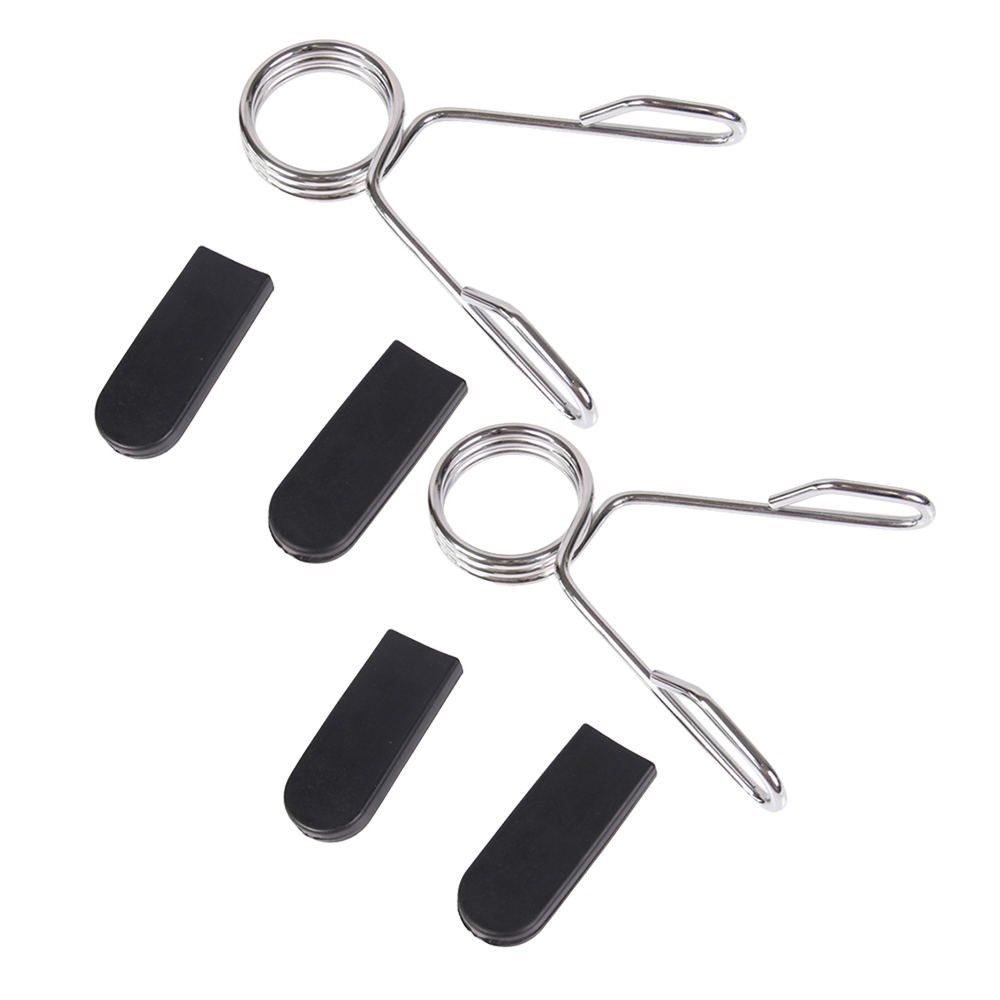 2pcs 25/28mm Spinlock Barbell Collar Lock Dumbell s Clamp We