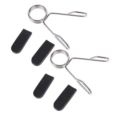 2pcs 25/28mm Spinlock Barbell Collar Lock Dumbell s Clamp We