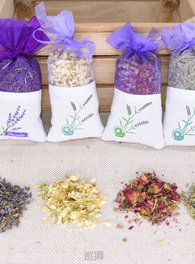 Natural Rose Flowers Jasmine Lavender Bud Dried Flower Sache