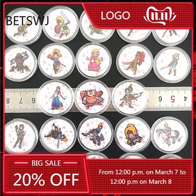 Zelda Collection Coin Tag Of Amiibo NFC Card 20 Hearts Wolf