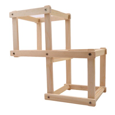Hot Classical Wooden Red Wine Rack 3 Bottle Holder Mount Kit