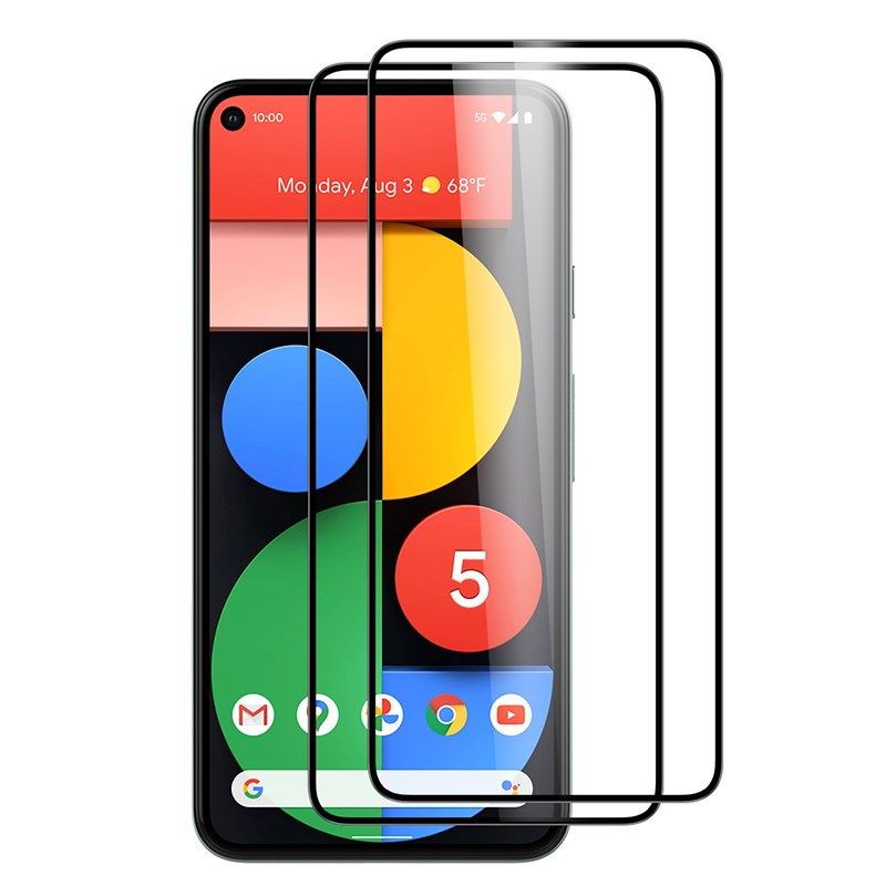 full cover tempered glass for google pixel 5/4a 5g screen p