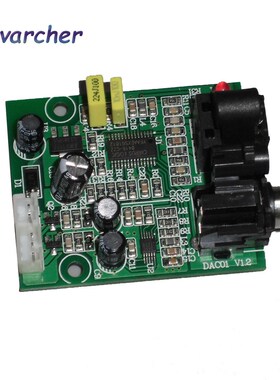 DAC Digital Decoder CS8416+CS4344 Optical Fiber Coaxial Digi