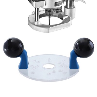 Compact Wood Router Base Sub-Base with Handles Router Attach