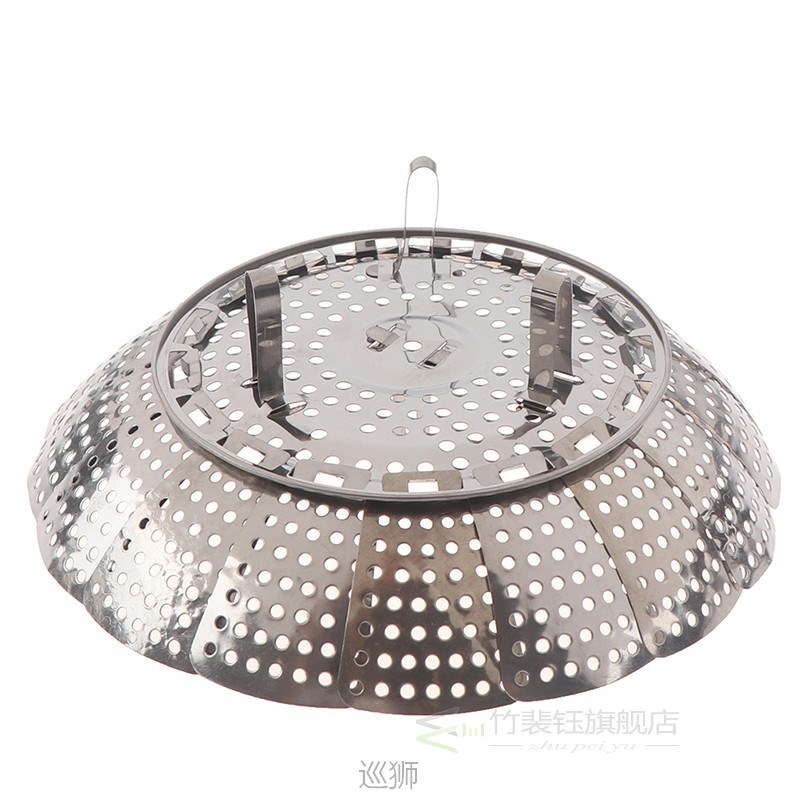 Steam Stainless Steel Food Steamer Basket Mesh Vegetable Coo