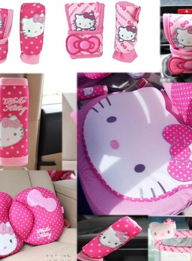 pink cat Styling Car Accessories Car Interior Gears Covers s